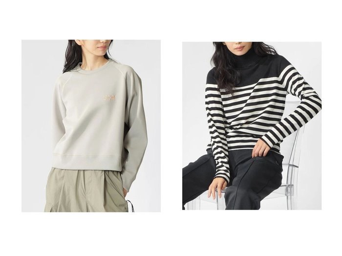 【ECOALF/エコアルフ】のFAYA ボーダーニット FAYA STRIPES KNIT WOMAN&ACT ダブルニット レインボーラグラン 【日本限定】 【トップス、カットソー 人気通販 コーディネート通販】おすすめ！人気、トレンド、レディースファッションの通販   おすすめ人気トレンドファッション通販アイテム インテリア・キッズ・メンズ・レディースファッション・服の通販 founy(ファニー) https://founy.com/ ファッション Fashion レディースファッション WOMEN トップス・カットソー Tops/Tshirt ニット Knit Tops シャツ/ブラウス Shirts/Blouses ロング / Tシャツ T-Shirts カットソー Cut and Sewn プルオーバー Pullover なめらか Smooth スポーツ Sports スリーブ Sleeve ダブル Double モダン Modern リラックス Relax ロング Long ワーク Work NEW・新作・新着・新入荷 New Arrivals 軽量 Lightweight コレクション Collection シンプル Simple ハイネック High Neck フィット Fit ボーダー Border レギュラー Regular |ID:crp329100000196394