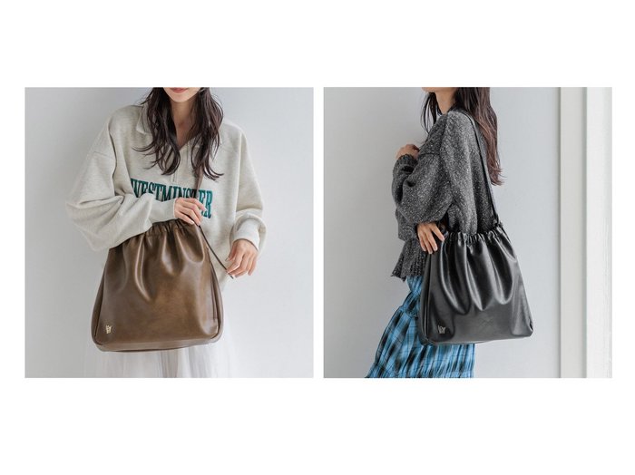 【LOWRYS FARM/ローリーズファーム】のギャザーショルダーBAG 【プチプライス、格安、低価格 人気通販 コーディネート通販】おすすめ！人気、トレンド、レディースファッションの通販   おすすめ人気トレンドファッション通販アイテム 人気、トレンドファッション・服の通販 founy(ファニー) 　ファッション　Fashion　レディースファッション　WOMEN　バッグ　Bag　ギャザー　Gather　ショルダー　Shoulder　スマホ　Smartphone　トレンド　Trend　フィット　Fit　ポケット　Pocket　ヴィンテージ　Vintage　楽ちん　Easy　|ID:crp329100000196734