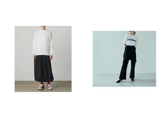 【marjour/マージュール】のSKIRT LAYERED PANTS&【MidiUmi/ミディウミ】のカーゴスカート 【スカート 人気通販 コーディネート通販】おすすめ！人気、トレンド、レディースファッションの通販   おすすめ人気トレンドファッション通販アイテム 人気、トレンドファッション・服の通販 founy(ファニー) 　ファッション　Fashion　レディースファッション　WOMEN　スカート　Skirt　カーゴパンツ　Cargo Pants　バルーン　Balloon　ポケット　Pocket　秋　Autumn/Fall　キャミソール　Camisole　シンプル　Simple　ジョーゼット　Georgette　スウェット　Sweat　ストレッチ　Stretch　タンク　Tank　トレンド　Trend　長袖　Long Sleeve　ベーシック　Basic　冬　Winter　おすすめ　Recommend　夏　Summer　|ID:crp329100000196876