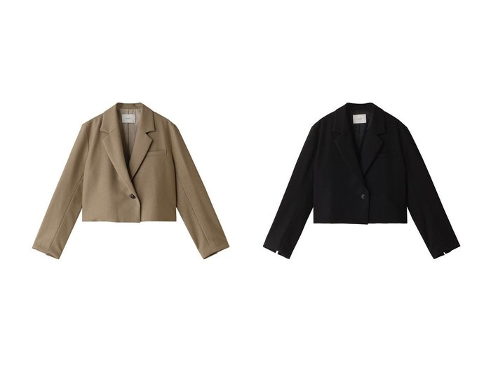 【MANOF/マノフ】のSHORT WIDE JACKET ジャケット 【アウター 人気通販 コーディネート通販】おすすめ！人気、トレンド、レディースファッションの通販   おすすめ人気トレンドファッション通販アイテム 人気、トレンドファッション・服の通販 founy(ファニー) 　ファッション　Fashion　レディースファッション　WOMEN　アウター　Coat Outerwear　ジャケット　Jackets　A/W・秋冬　Aw・Autumn/Winter・Fw・Fall-Winter　ショート　Short　ジャケット　Jacket　スタイリッシュ　Stylish　スリーブ　Sleeve　バランス　Balance　ロング　Long　ワイド　Wide　NEW・新作・新着・新入荷　New Arrivals　|ID:crp329100000197081