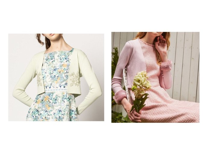 【TOCCA/トッカ】の【27(日)までの完全受注生産・洗える!】SPRING EPHEMERAL BOLERO ボレロ&【洗える!】BOOM KNIT ボレロ 【アウター 人気通販 コーディネート通販】おすすめ！人気、トレンド、レディースファッションの通販   おすすめ人気トレンドファッション通販アイテム 人気、トレンドファッション・服の通販 founy(ファニー) ファッション Fashion レディースファッション WOMEN アウター Coat Outerwear ボレロ Bolero jackets トップス・カットソー Tops/Tshirt ニット Knit Tops NEW・新作・新着・新入荷 New Arrivals A/W・秋冬 Aw・Autumn/Winter・Fw・Fall-Winter S/S・春夏 Ss・Spring/Summer スプリング Spring ボレロ Bolero 夏 Summer 洗える Washable |ID:crp329100000197115