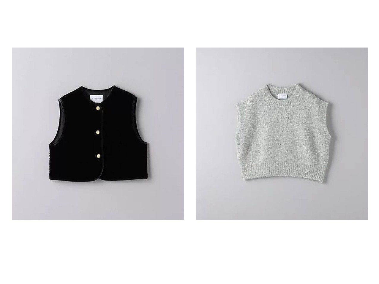 【UNITED ARROWS/ユナイテッドアローズ】のベルベット キルト ベスト&フラッフィ コンパクト ベスト GRAY 【アウター 人気通販 コーディネート通販】おすすめ！人気、トレンド、レディースファッションの通販   おすすめで人気の流行・トレンド、ファッションの通販商品 インテリア雑貨・家具・メンズファッション・キッズファッション・レディースファッション・服の通販 founy(ファニー) https://founy.com/ ファッション Fashion レディースファッション WOMEN アウター Coat Outerwear トップス・カットソー Tops/Tshirt ベスト/ジレ Gilets/Vests キルト Quilt クラシカル Classical ショート Short ベスト Vest ベルベット Velvet メタル Metal ライナー Liner インナー Inner カーディガン Cardigan コンパクト Compact スリーブ Sleeve タンク Tank チュニック Tunic バランス Balance ロング Long |ID:crp329100000197132