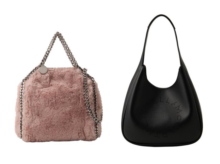 【STELLA McCARTNEY/ステラ マッカートニー】のFalabella Tiny フラッフィー2wayミニトートバッグ&Stella Logo スモールホーボーバッグ 【バッグ・鞄 人気通販 コーディネート通販】おすすめ！人気、トレンド、レディースファッションの通販   おすすめ人気トレンドファッション通販アイテム 人気、トレンドファッション・服の通販 founy(ファニー) ファッション Fashion レディースファッション WOMEN バッグ Bag A/W・秋冬 Aw・Autumn/Winter・Fw・Fall-Winter ショルダー Shoulder シルバー Silver チェーン Chain ハンドバッグ Handbag パーティ Party NEW・新作・新着・新入荷 New Arrivals |ID:crp329100000197155