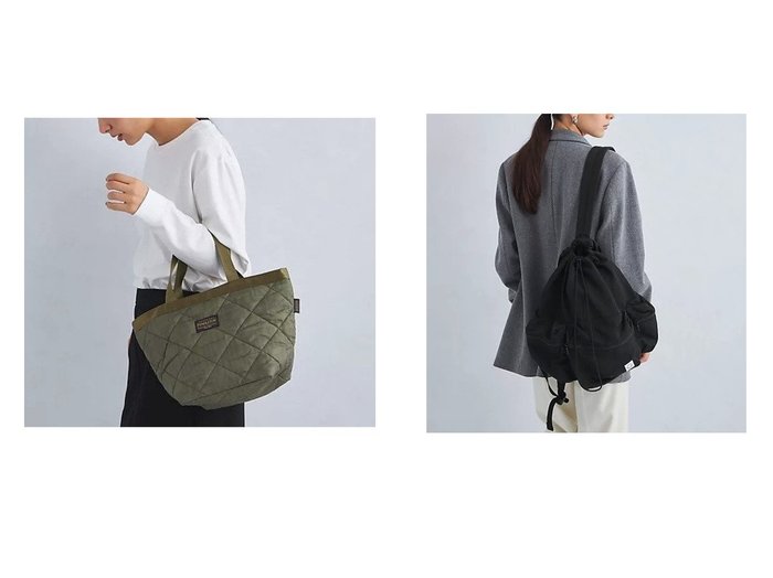 【green label relaxing / UNITED ARROWS/グリーンレーベル リラクシング / ユナイテッドアローズ】のバックパック リュック&キルティング トートバッグ 【バッグ・鞄 人気通販 コーディネート通販】おすすめ！人気、トレンド、レディースファッションの通販   おすすめ人気トレンドファッション通販アイテム 人気、トレンドファッション・服の通販 founy(ファニー) 　ファッション　Fashion　レディースファッション　WOMEN　バッグ　Bag　キルティング　Quilting　軽量　Lightweight　ネイティブ　Native　ブランケット　Blanket　ギャザー　Gather　フランス　France　フロント　Front　ボーダー　Border　ポケット　Pocket　リュック　Ruck Sack　|ID:crp329100000197177