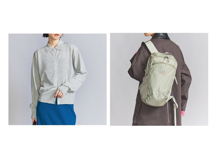 【BEAUTY&YOUTH / UNITED ARROWS/ビューティ&ユース ユナイテッドアローズ】のTHE NORTH FACE マーキュリー デイパック/16L&シアーラメ カーディガン -ウォッシャブル- 【 人気通販 コーディネート通販】おすすめ！人気、トレンド、レディースファッションの通販   おすすめ人気トレンドファッション通販アイテム 人気、トレンドファッション・服の通販 founy(ファニー) 　ファッション　Fashion　レディースファッション　WOMEN　トップス・カットソー　Tops/Tshirt　カーディガン　Cardigans　おすすめ　Recommend　ウォッシャブル　Washable　カーディガン　Cardigan　コンパクト　Compact　シアー　Sheer　シルバー　Silver　デニム　Denim　メタリック　Metallic　秋　Autumn/Fall　羽織　Haori　アウトドア　Outdoor　クッション　Cushion　シンプル　Simple　スタイリッシュ　Stylish　スリーブ　Sleeve　デイパック　Daypack　フロント　Front　ベスト　Vest　ポケット　Pocket　|ID:crp329100000197423