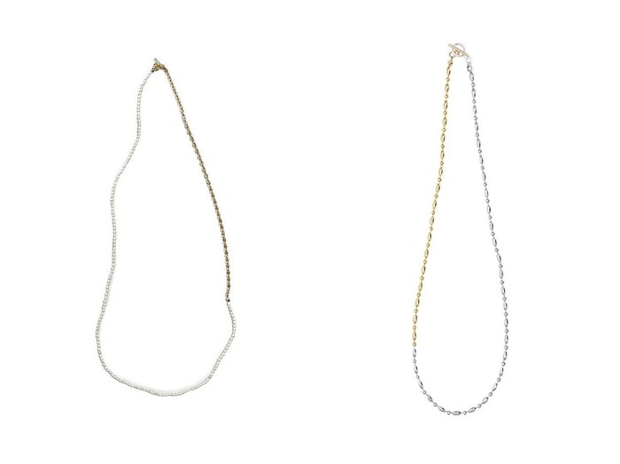 【Lemme/レム】のAnchor Pearl ネックレス&Ice grain ネックレス 【アクセサリー、ジュエリー 人気通販 コーディネート通販】おすすめ！人気、トレンド、レディースファッションの通販   おすすめ人気トレンドファッション通販アイテム インテリア・キッズ・メンズ・レディースファッション・服の通販 founy(ファニー) https://founy.com/ ファッション Fashion レディースファッション WOMEN ジュエリー Jewelry ネックレス Necklaces コーティング Coating チェーン Chain ネックレス Necklace バロック Baroque パール Pearl ロング Long NEW・新作・新着・新入荷 New Arrivals |ID:crp329100000197510