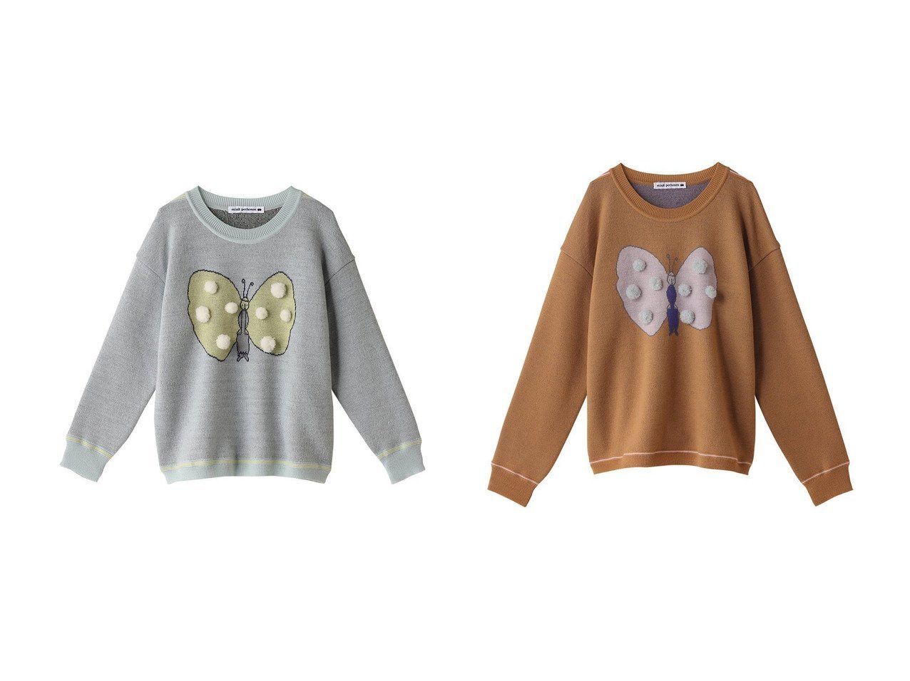 【mina perhonen / KIDS/ミナ ペルホネン】の【Kids】rest wing トップス 【KIDS】子供服のおすすめ！人気トレンド・キッズファッションの通販   おすすめ人気トレンドファッション通販アイテム インテリア・キッズ・メンズ・レディースファッション・服の通販 founy(ファニー) 　ファッション　Fashion　キッズファッション　KIDS　トップス・カットソー　Tops/Tees/Kids　A/W・秋冬　Aw・Autumn/Winter・Fw・Fall-Winter　ショルダー　Shoulder　フロント　Front　ポンポン　Pom Pom　モチーフ　Motif　NEW・新作・新着・新入荷　New Arrivals　ベージュ系　Beige　|ID:crp329100000197657