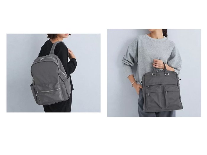 【green label relaxing / UNITED ARROWS/グリーンレーベル リラクシング / ユナイテッドアローズ】のポケット ジップ 2WAY トートバッグ -はっ水-&ダブルジップ バックパック リュック - はっ水 - 【バッグ・鞄 人気通販 コーディネート通販】おすすめ！人気、トレンド、レディースファッションの通販  おすすめ人気トレンドファッション通販アイテム 人気、トレンドファッション・服の通販 founy(ファニー) ファッション Fashion レディースファッション WOMEN バッグ Bag ショルダー Shoulder シルバー Silver シンプル Simple スタイリッシュ Stylish フィット Fit ポケット Pocket リュック Ruck Sack おすすめ Recommend 旅行 Travel ビジネス 仕事 通勤 Business |ID:crp329100000197694