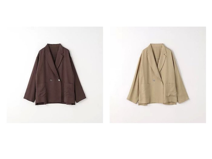 【green label relaxing / UNITED ARROWS/グリーンレーベル リラクシング / ユナイテッドアローズ】の[size SHORTあり]ツイル ライト ジャケット 【アウター 人気通販 コーディネート通販】おすすめ！人気、トレンド、レディースファッションの通販    おすすめ人気トレンドファッション通販アイテム 人気、トレンドファッション・服の通販 founy(ファニー) 　ファッション　Fashion　レディースファッション　WOMEN　アウター　Coat Outerwear　ジャケット　Jackets　春　Spring　秋　Autumn/Fall　クール　Cool　今季　This Season　ジャケット　Jacket　スリット　Slit　ツイル　Twill　デニム　Denim　フロント　Front　ポケット　Pocket　ワイド　Wide　S/S・春夏　Ss・Spring/Summer　おすすめ　Recommend　夏　Summer　ビジネス 仕事 通勤　Business　|ID:crp329100000197831