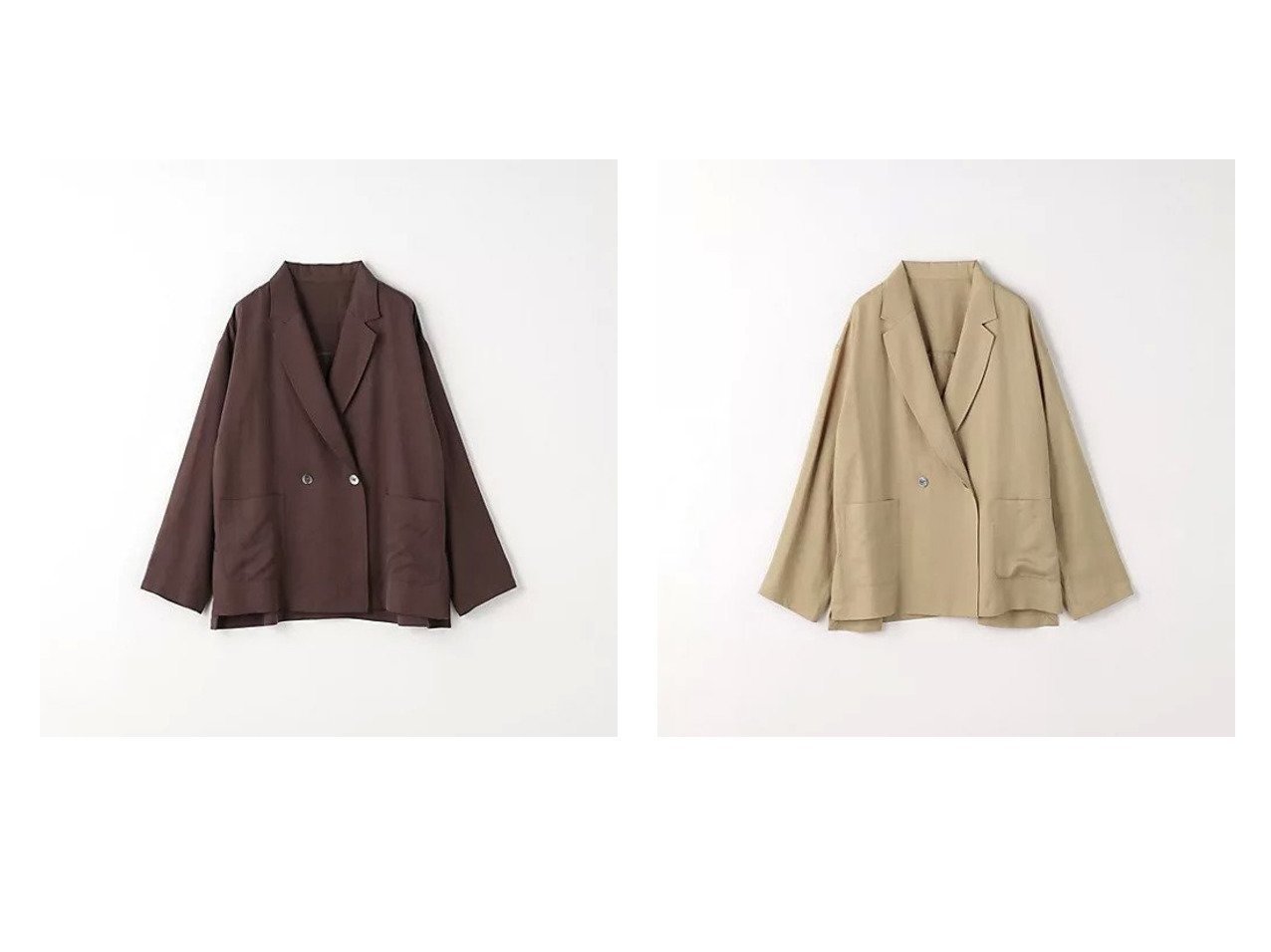 【green label relaxing / UNITED ARROWS/グリーンレーベル リラクシング / ユナイテッドアローズ】の[size SHORTあり]ツイル ライト ジャケット 【アウター 人気通販 コーディネート通販】おすすめ！人気、トレンド、レディースファッションの通販    おすすめ人気トレンドファッション通販アイテム インテリア・キッズ・メンズ・レディースファッション・服の通販 founy(ファニー) 　ファッション　Fashion　レディースファッション　WOMEN　アウター　Coat Outerwear　ジャケット　Jackets　春　Spring　秋　Autumn/Fall　クール　Cool　今季　This Season　ジャケット　Jacket　スリット　Slit　ツイル　Twill　デニム　Denim　フロント　Front　ポケット　Pocket　ワイド　Wide　S/S・春夏　Ss・Spring/Summer　おすすめ　Recommend　夏　Summer　ビジネス 仕事 通勤　Business　ブラウン系　Brown　ブラック系　Black　ベージュ系　Beige　|ID:crp329100000197831