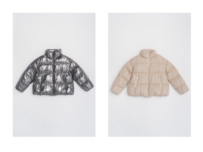 【PRANK PROJECT/プランク プロジェクト】のリバーシブルパッファージャケット Reversible Puffer Jacket 【 人気通販 コーディネート通販】おすすめ！人気、トレンド、レディースファッションの通販    おすすめ人気トレンドファッション通販アイテム 人気、トレンドファッション・服の通販 founy(ファニー) 　ファッション　Fashion　レディースファッション　WOMEN　アウター　Coat Outerwear　ジャケット　Jackets　ギャザー　Gather　ジャケット　Jacket　タフタ　Taffeta　チュール　Tulle　バランス　Balance　フロント　Front　リバーシブル　Reversible　NEW・新作・新着・新入荷　New Arrivals　|ID:crp329100000197857