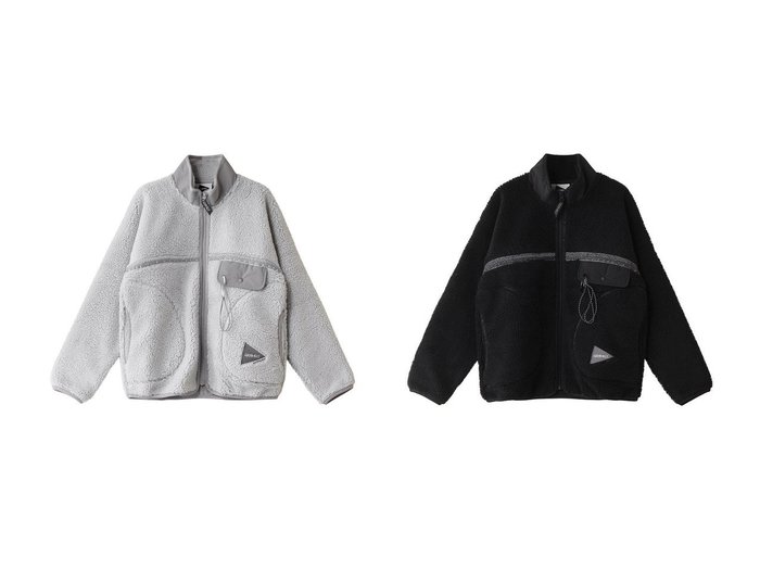 【and wander/アンドワンダー】の【UNISEX】【and wander×gramicci】JQ tape fleece jacket 【アウター 人気通販 コーディネート通販】おすすめ！人気、トレンド、レディースファッションの通販    おすすめ人気トレンドファッション通販アイテム 人気、トレンドファッション・服の通販 founy(ファニー) 　ファッション　Fashion　レディースファッション　WOMEN　アウター　Coat Outerwear　ジャケット　Jackets　A/W・秋冬　Aw・Autumn/Winter・Fw・Fall-Winter　ユニセックス　Unisex　コラボ　Collaboration　ジャケット　Jacket　ポケット　Pocket　今季　This Season　定番　Standard　NEW・新作・新着・新入荷　New Arrivals　|ID:crp329100000197888