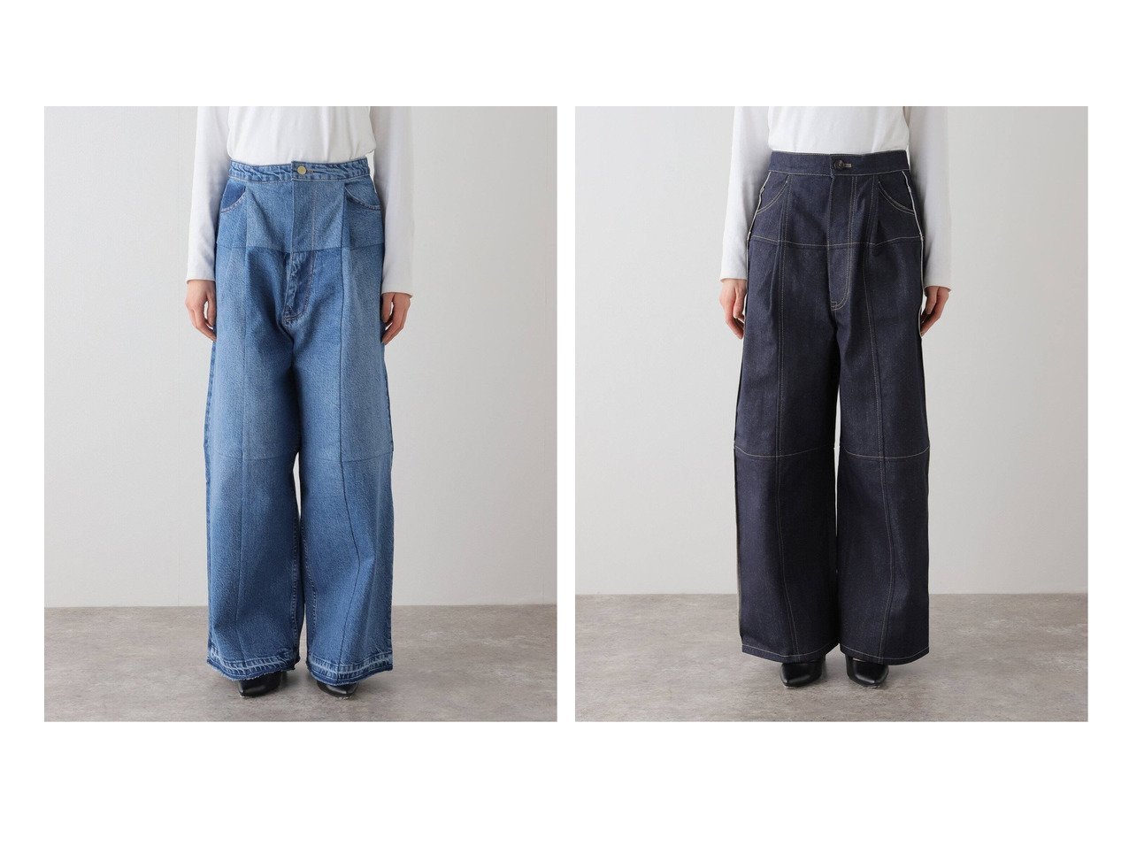 【IENA/イエナ】のリトコフスカ CHECKED JEANS デニムパンツ25&リトコフスカ NOVA JEANS デニムパンツ25 【人気通販 コーディネート通販】おすすめ！人気、トレンド、レディースファッションの通販    おすすめ人気トレンドファッション通販アイテム インテリア・キッズ・メンズ・レディースファッション・服の通販 founy(ファニー) 　ファッション　Fashion　レディースファッション　WOMEN　パンツ　Pants　デニムパンツ　Denim Pants　デニム　Denim　モダン　Modern　ブルー系　Blue　|ID:crp329100000197915