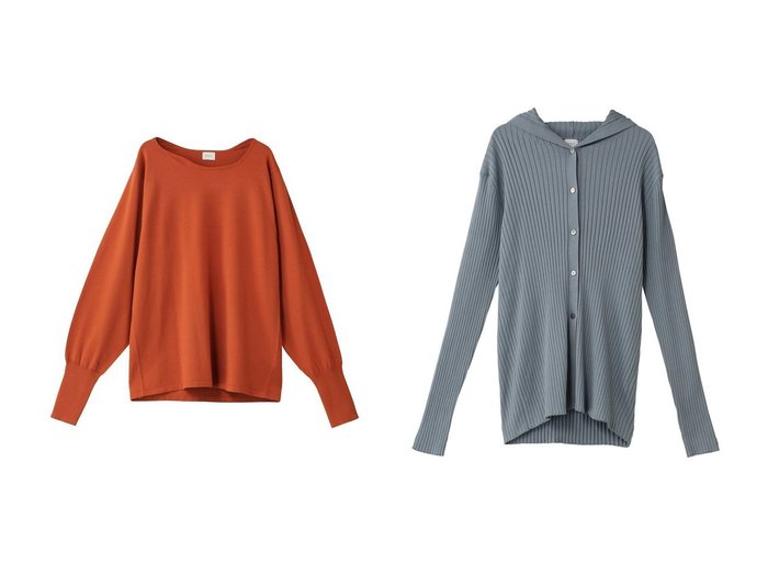 【MANOF/マノフ】のCURVE NECK KNIT TOPS ニット/セーター&HOODIE RIB KNIT TOPS ニット/セーター 【トップス、カットソー 人気通販 コーディネート通販】おすすめ！人気、トレンド、レディースファッションの通販    おすすめ人気トレンドファッション通販アイテム 人気、トレンドファッション・服の通販 founy(ファニー) 　ファッション　Fashion　レディースファッション　WOMEN　トップス・カットソー　Tops/Tshirt　ニット　Knit Tops　プルオーバー　Pullover　インナー　Inner　シンプル　Simple　スリーブ　Sleeve　セーター　Sweater　デコルテ　Decolletage　フィット　Fit　ボトム　Bottom　NEW・新作・新着・新入荷　New Arrivals　|ID:crp329100000198131