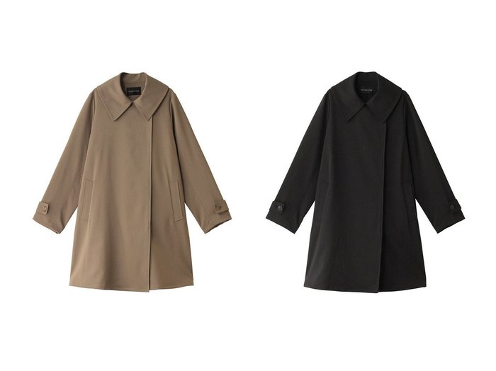 【mizuiro ind/ミズイロ インド】のpolyester trench CT コート 【アウター 人気通販 コーディネート通販】おすすめ！人気、トレンド、レディースファッションの通販    おすすめ人気トレンドファッション通販アイテム 人気、トレンドファッション・服の通販 founy(ファニー) 　ファッション　Fashion　レディースファッション　WOMEN　アウター　Coat Outerwear　コート　Coats　シンプル　Simple　ストレッチ　Stretch　ミドル　Middle　ロング　Long　エレガント 上品　Elegant　NEW・新作・新着・新入荷　New Arrivals　|ID:crp329100000198330