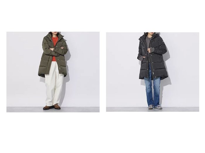 【WOOLRICH/ウールリッチ】のALSEA PUFFER JACKET(ダウンコート) 【アウター 人気通販 コーディネート通販】おすすめ！人気、トレンド、レディースファッションの通販   おすすめ人気トレンドファッション通販アイテム 人気、トレンドファッション・服の通販 founy(ファニー) ファッション Fashion レディースファッション WOMEN アウター Coat Outerwear コート Coats ジャケット Jackets ダウン Down Coats And Jackets シンプル Simple ジップ Zip スタンド Stand ダウン Down フロント Front プリント Print |ID:crp329100000198429