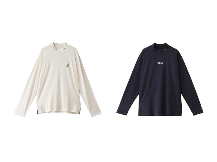 【lucien pellat finet / MEN/ルシアン ペラフィネ】の【MEN】【LUCIEN PELLAT FINET LPFG】モックネック プルオーバー&【MEN】【LUCIEN PELLAT FINET LPFG】モックネック プルオーバー LPFGロゴ 【MEN】おすすめ！人気トレンド・男性、メンズファッションの通販    おすすめ人気トレンドファッション通販アイテム インテリア・キッズ・メンズ・レディースファッション・服の通販 founy(ファニー) https://founy.com/ ファッション Fashion メンズファッション MEN トップス・カットソー Tops/Tshirt/Men ゴルフ Golf ストレッチ Stretch スポーツ Sports モチーフ Motif モックネック Mock Neck エレガント 上品 Elegant NEW・新作・新着・新入荷 New Arrivals 軽量 Lightweight シンプル Simple |ID:crp329100000198755