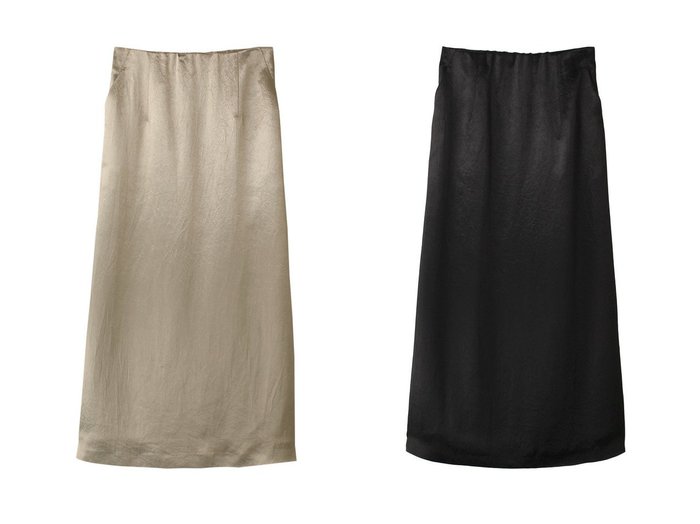 【MANOF/マノフ】のSATIN MAXI SKIRT スカート 【スカート 人気通販 コーディネート通販】おすすめ！人気、トレンド、レディースファッションの通販    おすすめ人気トレンドファッション通販アイテム 人気、トレンドファッション・服の通販 founy(ファニー) 　ファッション　Fashion　レディースファッション　WOMEN　スカート　Skirt　ロングスカート　Long Skirt　サテン　Satin　フレア　Flare　マキシ　Maxi　ロング　Long　NEW・新作・新着・新入荷　New Arrivals　|ID:crp329100000198911