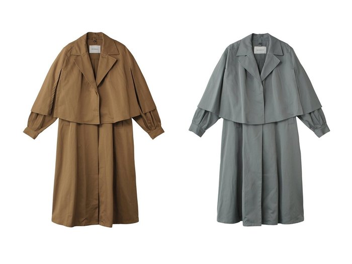 【MIDIUMISOLID/ミディウミソリッド】の3way cape coat コート 【アウター 人気通販 コーディネート通販】おすすめ！人気、トレンド、レディースファッションの通販    おすすめ人気トレンドファッション通販アイテム 人気、トレンドファッション・服の通販 founy(ファニー) ファッション Fashion レディースファッション WOMEN アウター Coat Outerwear コート Coats ロング Long NEW・新作・新着・新入荷 New Arrivals |ID:crp329100000198946