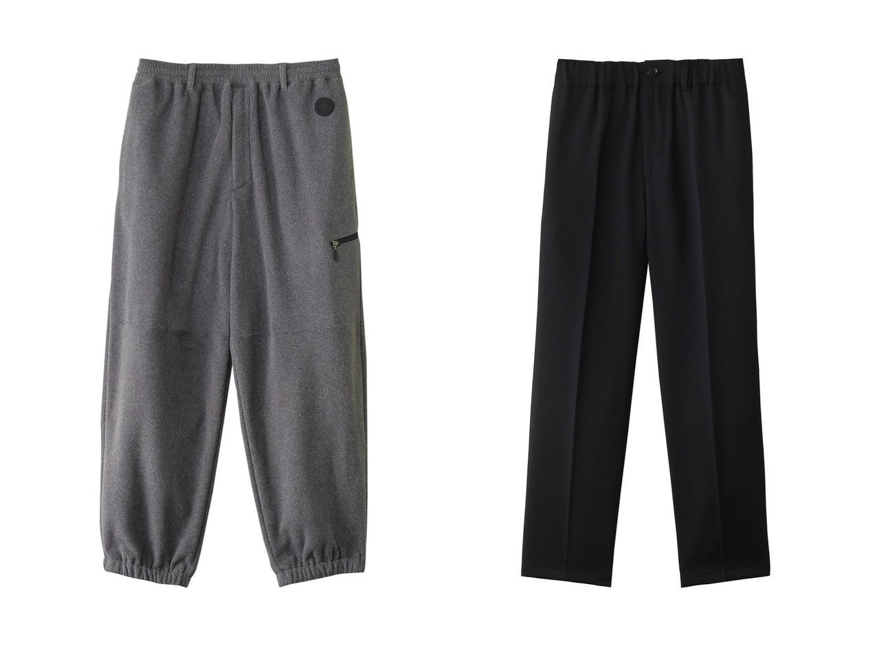 【OBSIDIAN / MEN/オブシディアン】の【MEN】2WAY STRETCH TWILL COZY PANTS&【MEN】FLEECE SWITCHING PANTS 【MEN】おすすめ！人気トレンド・男性、メンズファッションの通販    おすすめ人気トレンドファッション通販アイテム インテリア・キッズ・メンズ・レディースファッション・服の通販 founy(ファニー) 　ファッション　Fashion　メンズファッション　MEN　ボトムス　Bottoms/Men　おすすめ　Recommend　シンプル　Simple　スポーツ　Sports　セットアップ　Set Up　ベーシック　Basic　リラックス　Relax　NEW・新作・新着・新入荷　New Arrivals　旅行　Travel　ストレート　Straight　ファブリック　Fabric　ブラック系　Black　グレー系　Gray　|ID:crp329100000198964