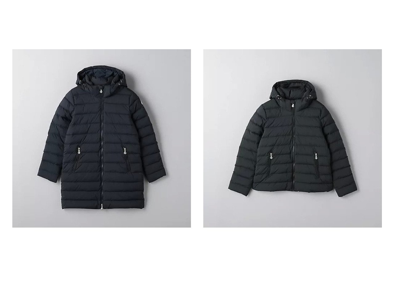 【UNITED ARROWS/ユナイテッドアローズ】のSPOUTNIC LONG SOFT2 ダウンコート&SPOUTNIC SOFT2 ダウンジャケット 【アウター 人気通販 コーディネート通販】おすすめ！人気、トレンド、レディースファッションの通販  おすすめ人気トレンドファッション通販アイテム インテリア・キッズ・メンズ・レディースファッション・服の通販 founy(ファニー) 　ファッション　Fashion　レディースファッション　WOMEN　アウター　Coat Outerwear　コート　Coats　ダウン　Down Coats And Jackets　ジャケット　Jackets　カットソー　Cut And Sew　キルト　Quilt　ジャケット　Jacket　ダウン　Down　ピーチ　Peach　フランス　France　ロング　Long　おすすめ　Recommend　ショート　Short　スポーティ　Sporty　定番　Standard　バランス　Balance　ボトム　Bottom　ブルー系　Blue　ブラック系　Black　|ID:crp329100000199098