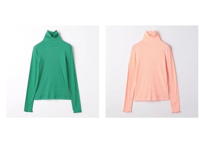 【green label relaxing / UNITED ARROWS/グリーンレーベル リラクシング / ユナイテッドアローズ】のハイツイスト リブ タートルネック カットソー 【トップス、カットソー 人気通販 コーディネート通販】おすすめ！人気、トレンド、レディースファッションの通販    おすすめ人気トレンドファッション通販アイテム 人気、トレンドファッション・服の通販 founy(ファニー) ファッション Fashion レディースファッション WOMEN トップス・カットソー Tops/Tshirt カットソー Cut and Sewn タートルネック Turtleneck インナー Inner 秋 Autumn/Fall カットソー Cut And Sew サロペット Overalls シアー Sheer ジャンスカ Janska スウェット Sweat センター Center タートルネック Turtleneck ツイスト Twist 冬 Winter おすすめ Recommend |ID:crp329100000199334