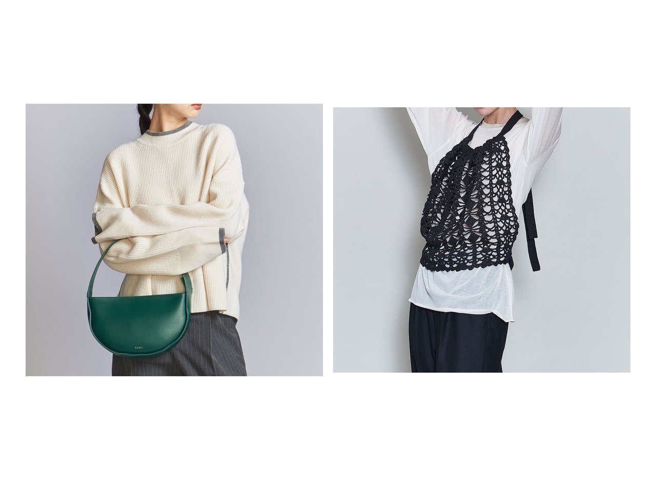 【BEAUTY&YOUTH / UNITED ARROWS/ビューティ&ユース ユナイテッドアローズ】の6(ROKU) コットン ナイロン シアー プルオーバー&ネップカラーライン クルーネック ニットプルオーバー 【 人気通販 コーディネート通販】おすすめ！人気、トレンド、レディースファッションの通販    おすすめ人気トレンドファッション通販アイテム インテリア・キッズ・メンズ・レディースファッション・服の通販 founy(ファニー) 　ファッション　Fashion　レディースファッション　WOMEN　トップス・カットソー　Tops/Tshirt　ニット　Knit Tops　プルオーバー　Pullover　サテン　Satin　ショルダー　Shoulder　スラックス　Slacks　デニム　Denim　ドロップ　Drop　定番　Standard　ネップ　Nep Yarn　ボトム　Bottom　リラックス　Relax　ワイド　Wide　おすすめ　Recommend　インナー　Inner　キャミソール　Camisole　シアー　Sheer　ホワイト系　White　ブラウン系　Brown　ブラック系　Black　|ID:crp329100000199382