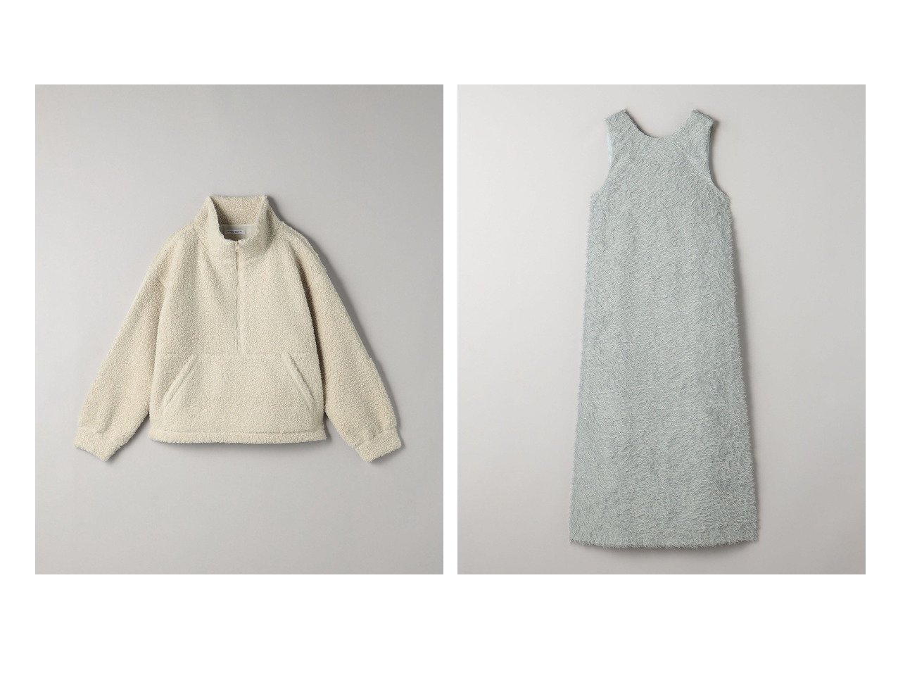 【BEAUTY&YOUTH / UNITED ARROWS/ビューティ&ユース ユナイテッドアローズ】のフリンジ ノースリーブ ワンピース -2WAY-&ボア ハーフジップ ドロスト プルオーバー 【 人気通販 コーディネート通販】おすすめ！人気、トレンド、レディースファッションの通販    おすすめ人気トレンドファッション通販アイテム インテリア・キッズ・メンズ・レディースファッション・服の通販 founy(ファニー) 　ファッション　Fashion　レディースファッション　WOMEN　トップス・カットソー　Tops/Tshirt　プルオーバー　Pullover　ワンピース　Dress　スラックス　Slacks　おすすめ　Recommend　インナー　Inner　シンプル　Simple　トレンド　Trend　ノースリーブ　No Sleeve　フリンジ　Fringe　ポケット　Pocket　ブラウン系　Brown　ベージュ系　Beige　グレー系　Gray　ブラック系　Black　|ID:crp329100000199812