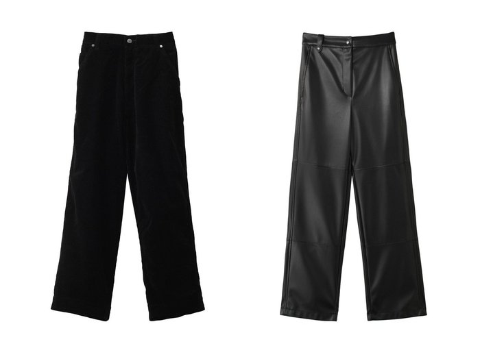 【Max Mara/マックスマーラ】の【Max Mara Leisure】STRUZZO フェイクレザー ポリエステル ジャージーパンツ&【Oblada/オブラダ】のSKATER JEANS コーデュロイ パンツ 【パンツ 人気通販 コーディネート通販】おすすめ！人気、トレンド、レディースファッションの通販    おすすめ人気トレンドファッション通販アイテム 人気、トレンドファッション・服の通販 founy(ファニー) ファッション Fashion レディースファッション WOMEN パンツ Pants A/W・秋冬 Aw・Autumn/Winter・Fw・Fall-Winter コーデュロイ Corduroy トレンド Trend リラックス Relax 今季 This Season 定番 Standard NEW・新作・新着・新入荷 New Arrivals |ID:crp329100000199842