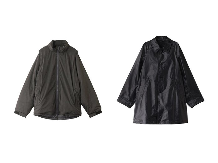 【YOKE / MEN/ヨーク】の【MEN】DETACHABLE ミリタリーブルゾン&【MEN】レザーライク CAR コート 【MEN】おすすめ！人気トレンド・男性、メンズファッションの通販    おすすめ人気トレンドファッション通販アイテム 人気、トレンドファッション・服の通販 founy(ファニー) ファッション Fashion メンズファッション MEN シャンブレー Chambray ジャケット Jacket ブルゾン Blouson ベスト Vest ミリタリー Military メタリック Metallic メッシュ Mesh 今季 This Season NEW・新作・新着・新入荷 New Arrivals |ID:crp329100000199958