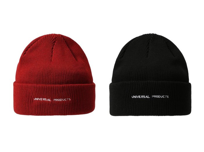 【UNIVERSAL PRODUCTS / MEN/ユニバーサルプロダクツ】の【MEN】LOGO KNIT CAP ニットキャップ 【MEN】おすすめ！人気トレンド・男性、メンズファッションの通販    おすすめ人気トレンドファッション通販アイテム 人気、トレンドファッション・服の通販 founy(ファニー) ファッション Fashion メンズファッション MEN A/W・秋冬 Aw・Autumn/Winter・Fw・Fall-Winter キャップ Cap シンプル Simple フィット Fit 帽子 Hat NEW・新作・新着・新入荷 New Arrivals 防寒 Cold Protection |ID:crp329100000199970