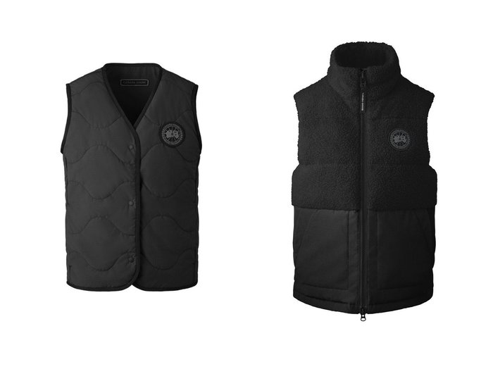 【CANADA GOOSE/カナダグース】の3598WB Annex Liner Vest Black Label アネックスライナーベスト&2837WB Elora Vest Black Label エローラベスト ブラックレーベル 【アウター 人気通販 コーディネート通販】おすすめ！人気、トレンド、レディースファッションの通販 おすすめ人気トレンドファッション通販アイテム 人気、トレンドファッション・服の通販 founy(ファニー) ファッション Fashion レディースファッション WOMEN アウター Coat Outerwear ジャケット Jackets アウトドア Outdoor キルティング Quilting クラシック Classic 軽量 Lightweight ジャケット Jacket ストレッチ Stretch フロント Front ベスト Vest リップ Lip リバーシブル Reversible NEW・新作・新着・新入荷 New Arrivals |ID:crp329100000200128