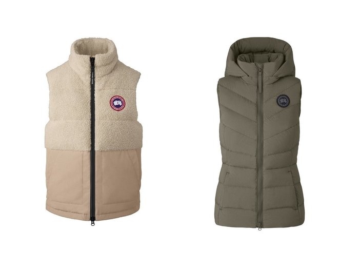 【CANADA GOOSE/カナダグース】の2837W Elora Vest エローラベスト&2333WB Clair Vest クレアベスト 【アウター 人気通販 コーディネート通販】おすすめ！人気、トレンド、レディースファッションの通販 おすすめ人気トレンドファッション通販アイテム 人気、トレンドファッション・服の通販 founy(ファニー) ファッション Fashion レディースファッション WOMEN アウター Coat Outerwear ジャケット Jackets ジャケット Jacket ベスト Vest NEW・新作・新着・新入荷 New Arrivals |ID:crp329100000200129