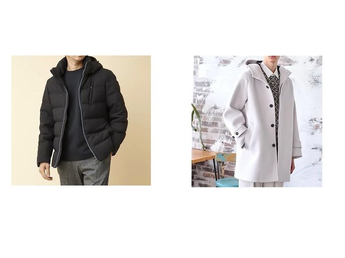 【Stutostein / MEN/シュテットシュタイン】の【河田フェザー】撥水ストレッチダウンジャケット 24AW&【DRESSTERIOR / MEN/ドレステリア】のSurerUPER140 s ウールフーデットコート 【MEN】おすすめ！人気トレンド・男性、メンズ ファッションの通販 おすすめ人気トレンドファッション通販アイテム 人気、トレンドファッション・服の通販 founy(ファニー) ファッション Fashion メンズファッション MEN 2024年 2024 2024-2025秋冬・A/W Aw/Autumn/Winter/Fw/Fall/2024-2025 ゴルフ Golf スタイリッシュ Stylish ストレッチ Stretch スラックス Slacks ダウン Down 切替 Switching 軽量 Lightweight ビジネス 仕事 通勤 Business インナー Inner カッティング Cutting スマート Smart スリーブ Sleeve トレンド Trend 定番 Standard フロント Front ポケット Pocket メルトン Melton モダン Modern エレガント 上品 Elegant |ID:crp329100000200250