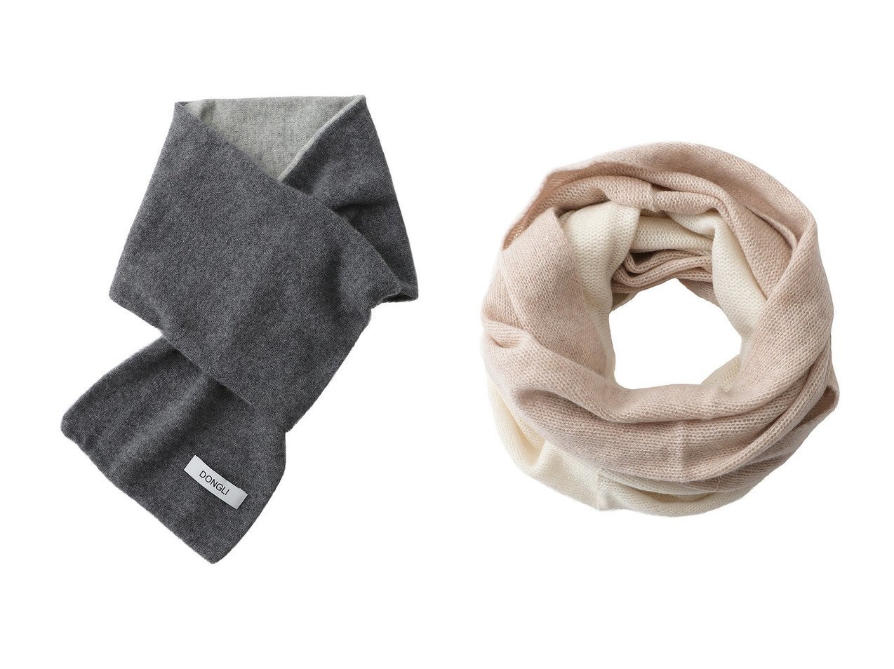 【DONGLI/ドンリー】のBABY CASHMERE PETIT KNIT MUFF&BABY CASHMERE SNOOD 【 ファッション雑貨人気通販 コーディネート通販】おすすめ！人気、トレンド、レディースファッションの通販   おすすめ人気トレンドファッション通販アイテム インテリア・キッズ・メンズ・レディースファッション・服の通販 founy(ファニー) 　ファッション　Fashion　レディースファッション　WOMEN　ストール　Scarves　マフラー　Mufflers　カシミヤ　Cashmere　ストール　Stall　スヌード　Snood　ベビー　Baby　マフラー　Scarf　NEW・新作・新着・新入荷　New Arrivals　ベージュ系　Beige　グレー系　Gray　ブラック系　Black　|ID:crp329100000200567