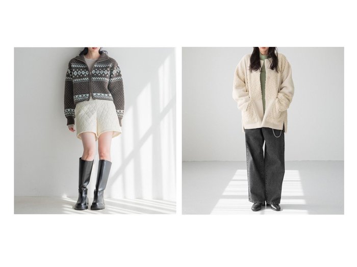 【LOWRYS FARM/ローリーズファーム】のキルティングショートパンツ&リバーシブルパッチワークブルゾン 【プチプライス、格安、低価格 人気通販 コーディネート通販】おすすめ！人気、トレンド、レディースファッションの通販  おすすめ人気トレンドファッション通販アイテム 人気、トレンドファッション・服の通販 founy(ファニー) ファッション Fashion レディースファッション WOMEN パンツ Pants ハーフ / ショートパンツ Short Pants アウター Coat Outerwear ブルゾン Blouson/Jackets おすすめ Recommend ショート Short フロント Front ロング Long アシンメトリー Asymmetry スウェード Suede タイトスカート Tight Skirt トレンド Trend バランス Balance パッチワーク Patchwork ボンディング Bonding リバーシブル Reversible 人気 Popularity 今季 This Season |ID:crp329100000201202