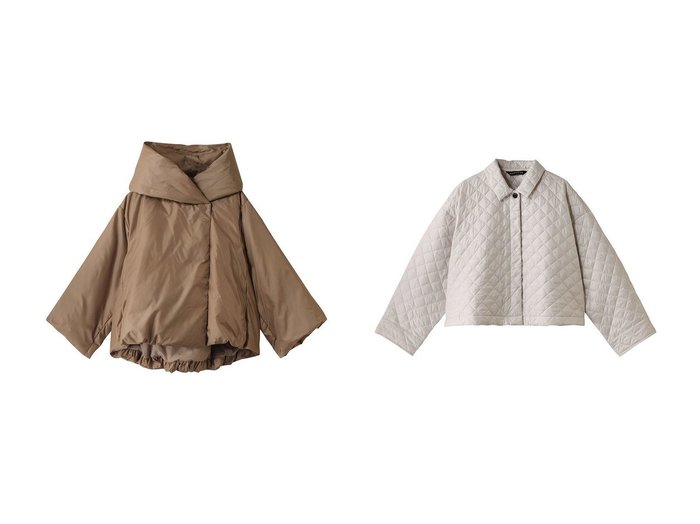 【mizuiro ind/ミズイロ インド】のhooded short down JK ジャケット&quilting short blouson ブルゾン 【アウター 人気通販 コーディネート通販】おすすめ！人気、トレンド、レディースファッションの通販    おすすめ人気トレンドファッション通販アイテム 人気、トレンドファッション・服の通販 founy(ファニー) ファッション Fashion レディースファッション WOMEN アウター Coat Outerwear ジャケット Jackets ブルゾン Blouson/Jackets ジャケット Jacket スタンド Stand ダウン Down バランス Balance 人気 Popularity 今季 This Season NEW・新作・新着・新入荷 New Arrivals |ID:crp329100000201332