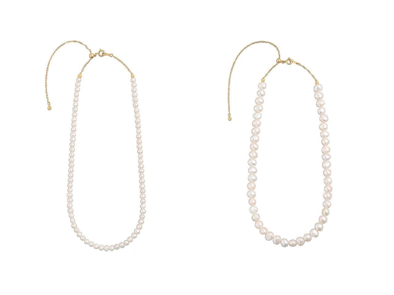 【Plus Vendome/プラス ヴァンドーム】のPEARL ネックレス(4-4.5mmパール)&PEARL ネックレス(6-7mmパール) 【アクセサリー、ジュエリー 人気通販 コーディネート通販】おすすめ！人気、トレンド、レディースファッションの通販    おすすめ人気トレンドファッション通販アイテム インテリア・キッズ・メンズ・レディースファッション・服の通販 founy(ファニー) 　ファッション　Fashion　レディースファッション　WOMEN　ジュエリー　Jewelry　ネックレス　Necklaces　イエロー　Yellow　コーティング　Coating　ジャケット　Jacket　ダイヤモンド　Diamond　チェーン　Chain　ネックレス　Necklace　パール　Pearl　再入荷　Restock/Back In Stock/Re Arrival　エレガント 上品　Elegant　シルバー系　Silver　|ID:crp329100000201551