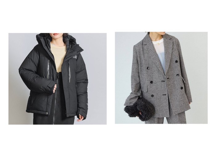 【BEAUTY&YOUTH / UNITED ARROWS/ビューティ&ユース ユナイテッドアローズ】のTHE NORTH FACE バルトロライト ジャケット&【IENA/イエナ】の千鳥 Wブレストジャケット 【 人気通販 コーディネート通販】おすすめ！人気、トレンド、レディースファッションの通販    おすすめ人気トレンドファッション通販アイテム 人気、トレンドファッション・服の通販 founy(ファニー) ファッション Fashion レディースファッション WOMEN アウター Coat Outerwear ジャケット Jackets 2024年 2024 2024-2025秋冬・A/W Aw/Autumn/Winter/Fw/Fall/2024-2025 A/W・秋冬 Aw・Autumn/Winter・Fw・Fall-Winter おすすめ Recommend ウォーム Worm ジャケット Jacket セットアップ Set Up ダブル Double チェック Check バランス Balance アウトドア Outdoor ダウン Down 人気 Popularity フラップ Flap フロント Front ベスト Vest 防寒 Cold Protection |ID:crp329100000201567