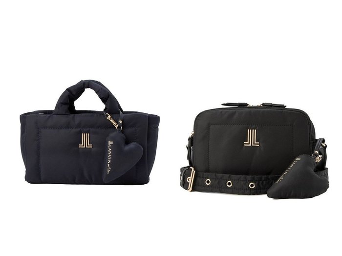 【LANVIN en Bleu/ランバン オン ブルー】のパッフィー 2wayショルダーバッグ&パッフィー ショルダーバッグ 【バッグ・鞄 人気通販 コーディネート通販】おすすめ！人気、トレンド、レディースファッションの通販    おすすめ人気トレンドファッション通販アイテム 人気、トレンドファッション・服の通販 founy(ファニー) 　ファッション　Fashion　レディースファッション　WOMEN　バッグ　Bag　NEW・新作・新着・新入荷　New Arrivals　カッティング　Cutting　キルティング　Quilting　シンプル　Simple　チャーム　Charm　ブローチ　Brooch　エレガント 上品　Elegant　財布　Wallet　|ID:crp329100000201732