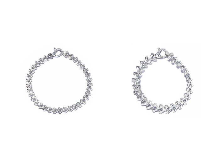 【quip queint/クイップ クエイント】のherringbone S ブレスレット&herringbone M ブレスレット 【アクセサリー、ジュエリー 人気通販 コーディネート通販】おすすめ！人気、トレンド、レディースファッションの通販    おすすめ人気トレンドファッション通販アイテム 人気、トレンドファッション・服の通販 founy(ファニー) ファッション Fashion レディースファッション WOMEN ジュエリー Jewelry リング Rings ブレスレット Bracelets バングル Bangles クール Cool シルバー Silver ブレスレット Bracelet ヘリンボーン Herringbone モダン Modern エレガント 上品 Elegant NEW・新作・新着・新入荷 New Arrivals |ID:crp329100000202033