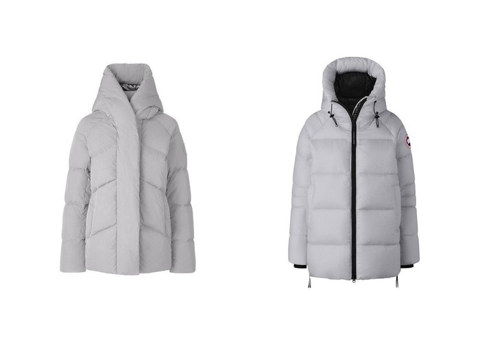 【CANADA GOOSE/カナダグース】の2239L CYPRESS PUFFER サイプレス パッファー&3904W MARLOW JACKET マロー ジャケット 【コート、ジャケット 人気通販 コーディネート通販】おすすめ！人気、トレンド、レディースファッションの通販    おすすめ人気トレンドファッション通販アイテム 人気、トレンドファッション・服の通販 founy(ファニー) ファッション Fashion レディースファッション WOMEN アウター Coat Outerwear コート Coats ジャケット Jackets ダウン Down |ID:crp329100000202127