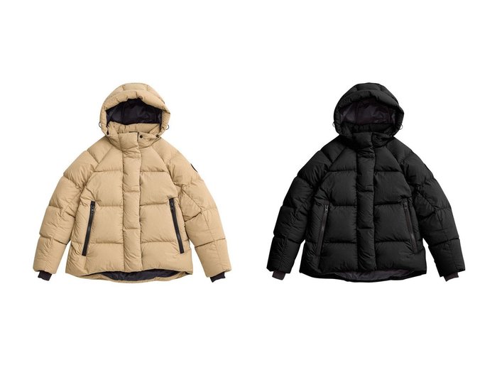 【CANADA GOOSE/カナダグース】の【日本限定】2621WBJ Bryden Puffer BL ブライデン パッファー 【コート、ジャケット 人気通販 コーディネート通販】おすすめ！人気、トレンド、レディースファッションの通販    おすすめ人気トレンドファッション通販アイテム 人気、トレンドファッション・服の通販 founy(ファニー) 　ファッション　Fashion　レディースファッション　WOMEN　アウター　Coat Outerwear　コート　Coats　ジャケット　Jacket　ダウン　Down　ドローコード　Draw Cord　パフォーマンス　Performance　フィット　Fit　フラップ　Flap　ポケット　Pocket　別注　Special Order　リブニット　Rib Knit　冬　Winter　|ID:crp329100000202128