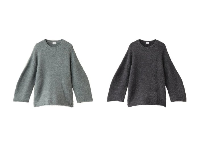 【MANOF/マノフ】のSHAGGY LAME KNIT TOPS ニット 【トップス、カットソー 人気通販 コーディネート通販】おすすめ！人気、トレンド、レディースファッションの通販    おすすめ人気トレンドファッション通販アイテム 人気、トレンドファッション・服の通販 founy(ファニー) 　ファッション　Fashion　レディースファッション　WOMEN　トップス・カットソー　Tops/Tshirt　ニット　Knit Tops　プルオーバー　Pullover　シンプル　Simple　トレンド　Trend　リラックス　Relax　NEW・新作・新着・新入荷　New Arrivals　|ID:crp329100000202139