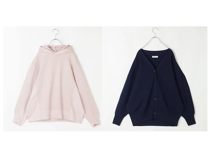 【MY WEAKNESS/マイ ウィークネス】の【LEE別注】【洗える】Rowan Cardigan (ニットカーディガン)&【洗える】Alex Hoodie (フーディプルオーバー) 【トップス、カットソー  人気通販 コーディネート通販】おすすめ！人気、トレンド、レディースファッションの通販    おすすめ人気トレンドファッション通販アイテム 人気、トレンドファッション・服の通販 founy(ファニー) ファッション Fashion レディースファッション WOMEN トップス・カットソー Tops/Tshirt ニット Knit Tops カーディガン Cardigans プルオーバー Pullover カーディガン Cardigan ポケット Pocket 別注 Special Order 洗える Washable |ID:crp329100000202346