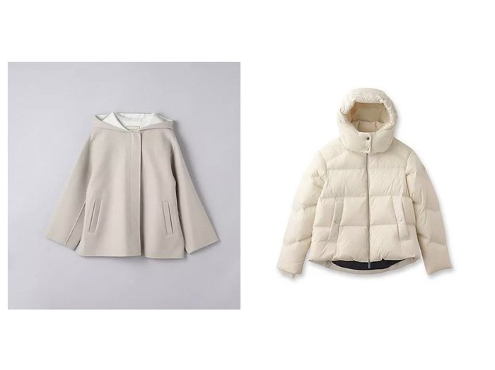 【UNITED ARROWS/ユナイテッドアローズ】のメルトン リバー フード コート&【DRESSTERIOR/ドレステリア】のWOOLRICH(ウールリッチ)ALSEA ショートジャケット 【アウター  人気通販 コーディネート通販】おすすめ！人気、トレンド、レディースファッションの通販    おすすめ人気トレンドファッション通販アイテム 人気、トレンドファッション・服の通販 founy(ファニー) 　ファッション　Fashion　レディースファッション　WOMEN　アウター　Coat Outerwear　ジャケット　Jackets　コート　Coats　アウトドア　Outdoor　ショート　Short　ジャケット　Jacket　スタンド　Stand　スマート　Smart　ダウン　Down　プリント　Print　ポケット　Pocket　シンプル　Simple　バランス　Balance　フロント　Front　ミドル　Middle　メタル　Metal　メルトン　Melton　リバーシブル　Reversible　ロング　Long　おすすめ　Recommend　|ID:crp329100000202476