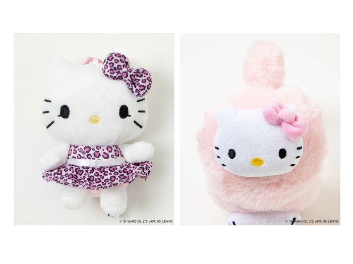 【WEGO/ウィゴー】の【サンリオ】HELLOKITTYコラボイヤーマフ&【サンリオ】HELLO KITTYぬいぐるみキーホルダー 【プチプライス、格安、低価格 人気通販 コーディネート通販】おすすめ！人気、トレンド、レディースファッションの通販    おすすめ人気トレンドファッション通販アイテム 人気、トレンドファッション・服の通販 founy(ファニー) 　ファッション　Fashion　レディースファッション　WOMEN　財布　Wallets　NEW・新作・新着・新入荷　New Arrivals　A/W・秋冬　Aw・Autumn/Winter・Fw・Fall-Winter　おすすめ　Recommend　アウトドア　Outdoor　コラボ　Collaboration　スマホ　Smartphone　防寒　Cold Protection　キーホルダー　Key Ring　ドレス　Dress　レオパード　Leopard　財布　Wallet　|ID:crp329100000202542