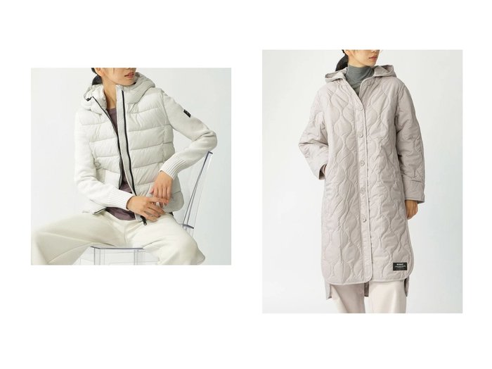 【ECOALF/エコアルフ】のDENALIニットコンビアウター/DENALI KNIT WOMAN&LEZNAキルトコート/LEZNA JACKET WOMAN 【コート、ジャケット 人気通販 コーディネート通販】おすすめ！人気、トレンド、レディースファッションの通販  おすすめ人気トレンドファッション通販アイテム 人気、トレンドファッション・服の通販 founy(ファニー) ファッション Fashion レディースファッション WOMEN アウター Coat Outerwear コート Coats ジャケット Jackets キルト Quilt ロング Long NEW・新作・新着・新入荷 New Arrivals |ID:crp329100000202794