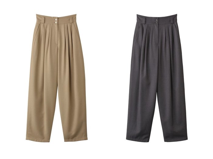 【CLANE/クラネ】のWIDE BELT TUCK PANTS パンツ 【パンツ 人気ファッション通販 コーディネート通販】おすすめ！人気、トレンド、レディースファッションの通販  おすすめ人気トレンドファッション通販アイテム インテリア・キッズ・メンズ・レディースファッション・服の通販 founy(ファニー) https://founy.com/ ファッション Fashion レディースファッション WOMEN パンツ Pants おすすめ Recommend セットアップ Set Up ロング Long ワイド Wide NEW・新作・新着・新入荷 New Arrivals |ID:crp329100000202845