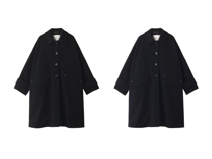 【MACKINTOSH/マッキントッシュ】のHUMBIE ライトメルトン ロングコート 【ECで売れてるランキング上位の人気ファッション通販 コーディネート通販】おすすめ！トレンド、レディースファッションの通販  おすすめ人気トレンドファッション通販アイテム 人気、トレンドファッション・服の通販 founy(ファニー) ファッション Fashion レディースファッション WOMEN アウター Coat Outerwear コート Coats ショルダー Shoulder ドロップ Drop メルトン Melton リラックス Relax ロング Long エレガント 上品 Elegant |ID:crp329100000202981